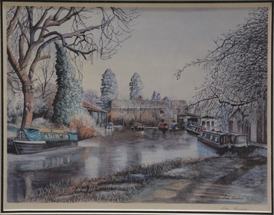 Lot 360 - Linda Chambers, Market Harborough Canal Basin.