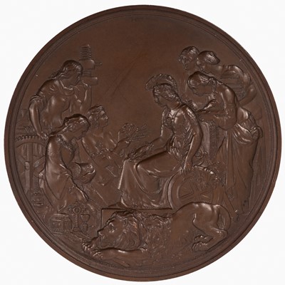 Lot 138 - 1862 London International Exhibition Winners Medal, Morris, Marshall, Faulkner & Co.