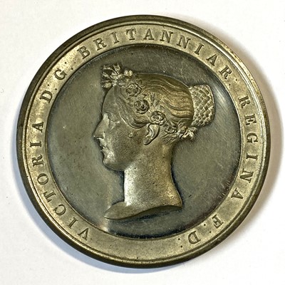 Lot 116 - England's Queen Victoria, Grand Coronation medal, white metal