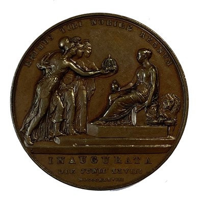 Lot 118 - Victoria Coronation medal, bronze