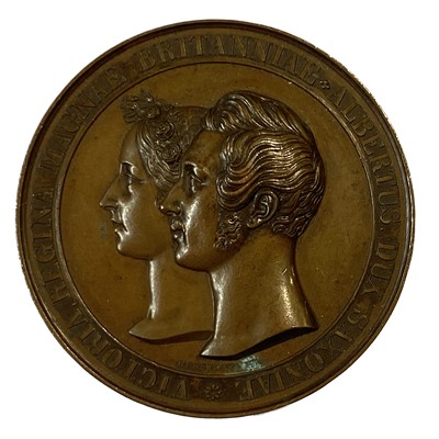 Lot 119 - Victoria & Albert marriage 1840, bronze medal