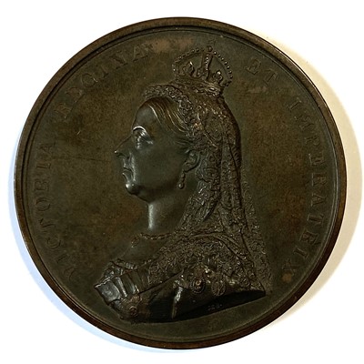 Lot 121 - Victoria 1887 Golden Jubilee medal, bronze