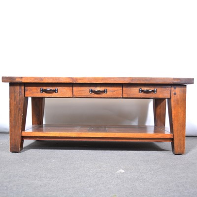 Lot 459 - Modern hardwood coffee table