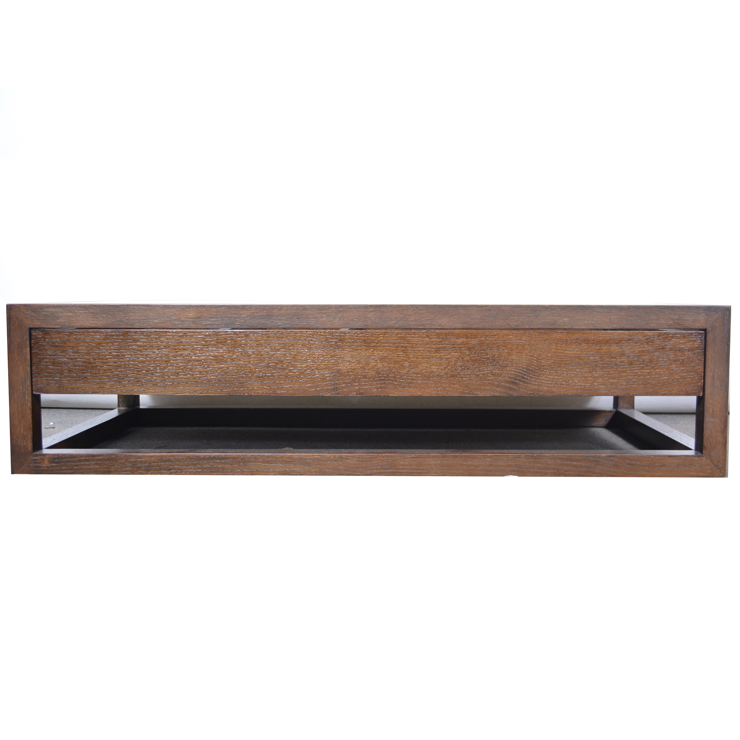 Lot 481 - Modern lowline display table, rectangular