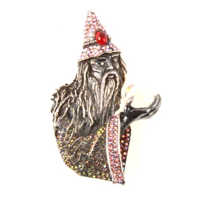 Lot 298 - Butler & Wilson Wizard wizard brooch.