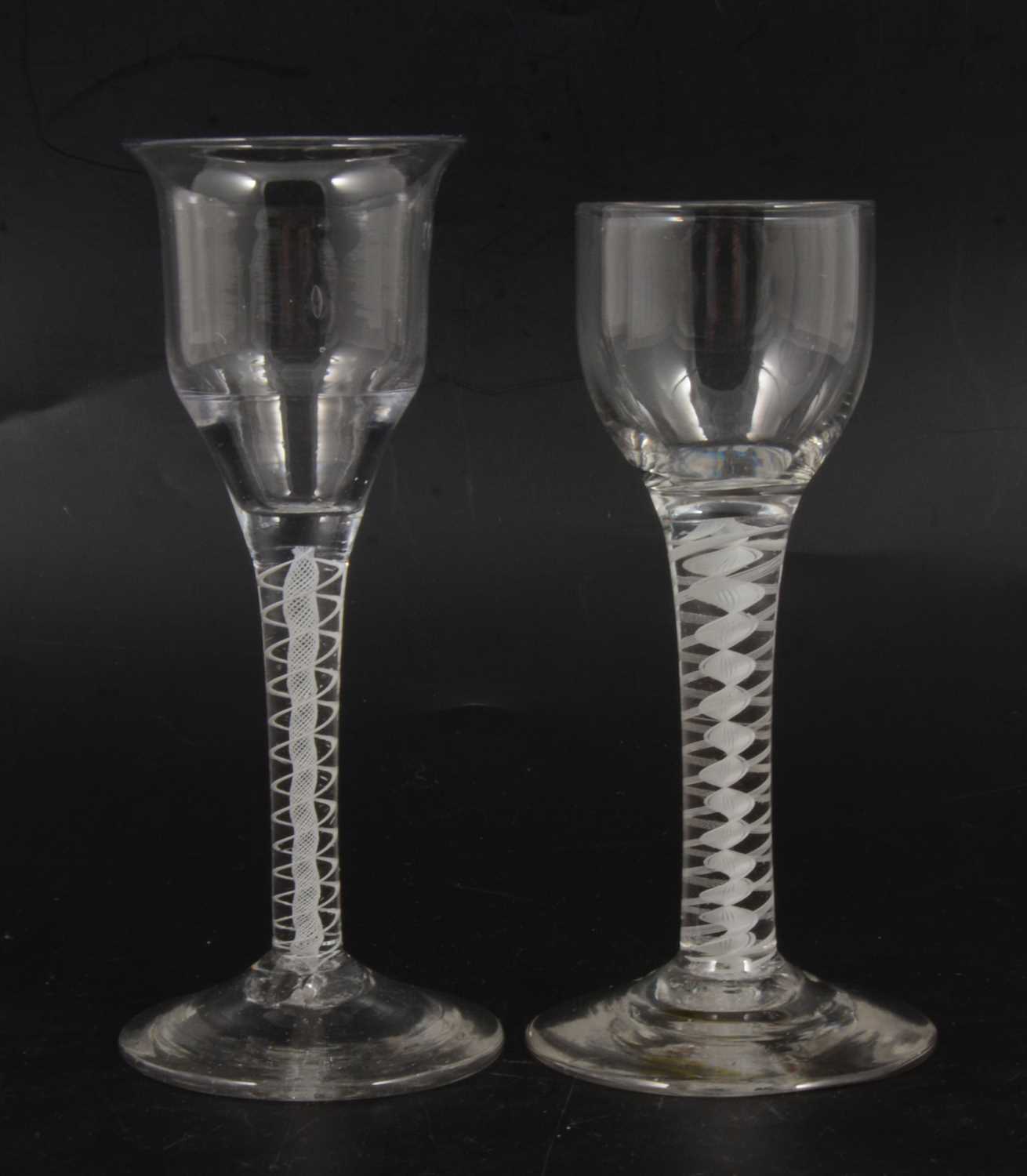 Lot 5 - Cordial glass and a wine glass
