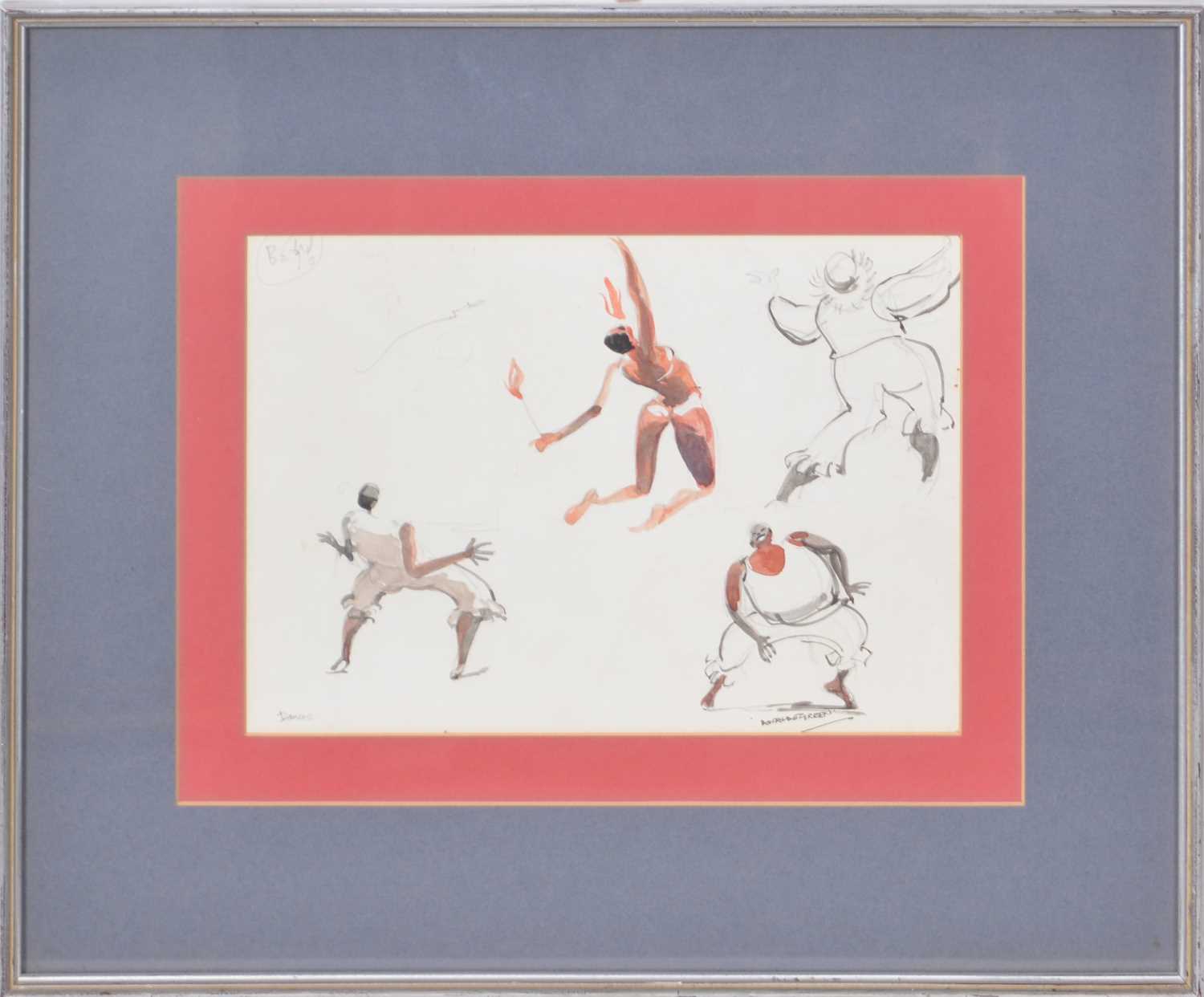 Lot 360 - Donald E Green, Dancers