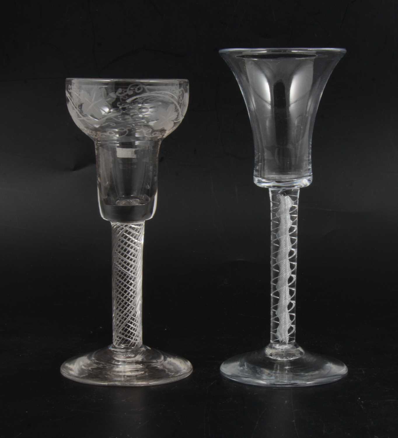 Lot 15 - Pan top wine glass and another