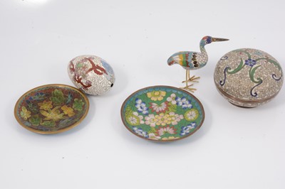 Lot 69 - Collection of cloisonne items.