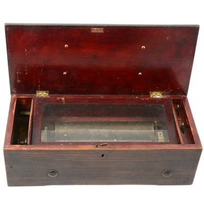 Lot 156 - 19th Century Swiss mechanical music box