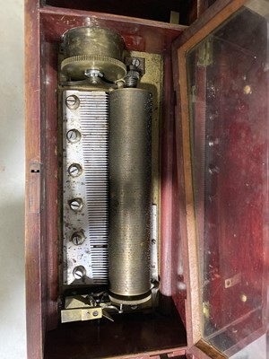 Lot 156 - 19th Century Swiss mechanical music box