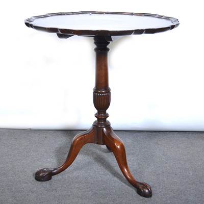 Lot 578 - Victorian mahogany tripod table.