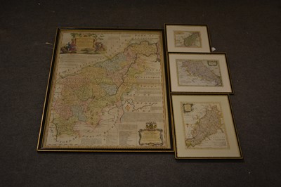 Lot 338 - Four maps of Northamptonshire.