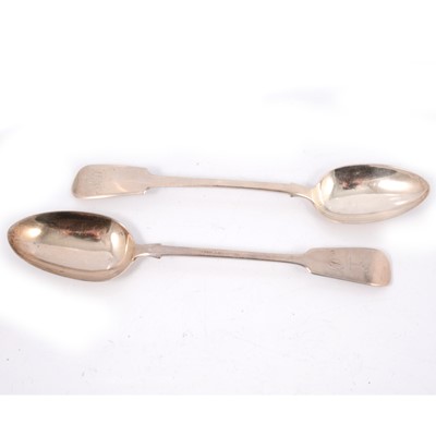 Lot 230 - Two silver basting spoons