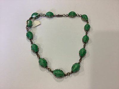 Lot 381 - Natural and simulated stone bead necklaces and bracelets, earrings, agates, turquoise, coral.