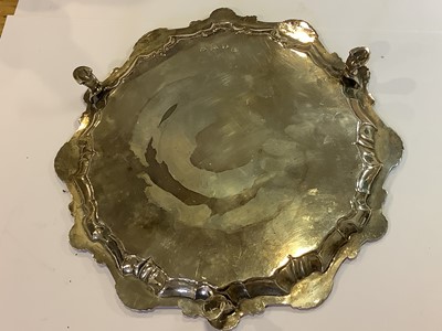 Lot 211 - George III silver salver