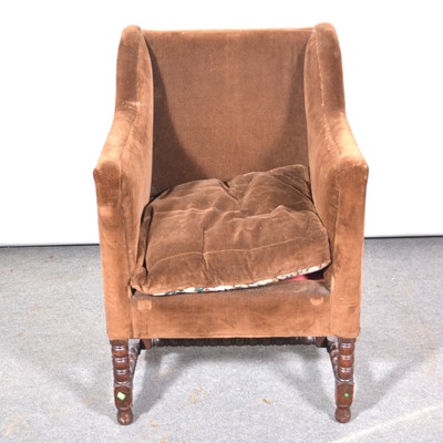 Lot 526 - Edwardian easy chair