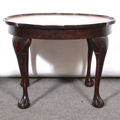 Lot 510 - Mahogany coffee table.