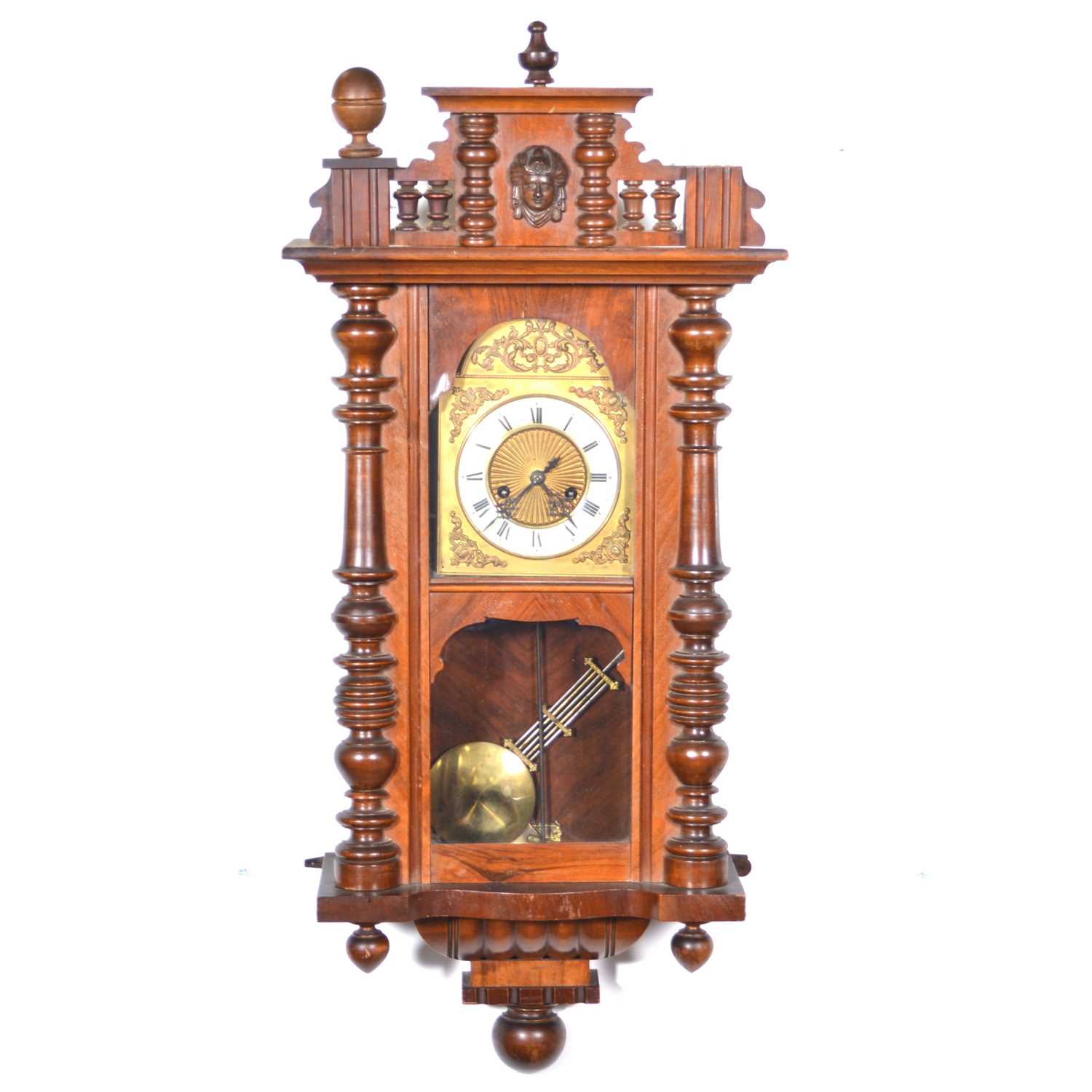 Lot 544 - Vienna wall clock