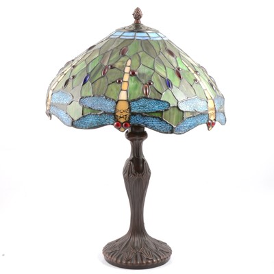 Lot 99 - Reproduction Tiffany style table lamp.