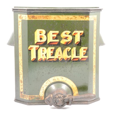 Lot 163 - Toleware 'Best Treacle' dispenser.