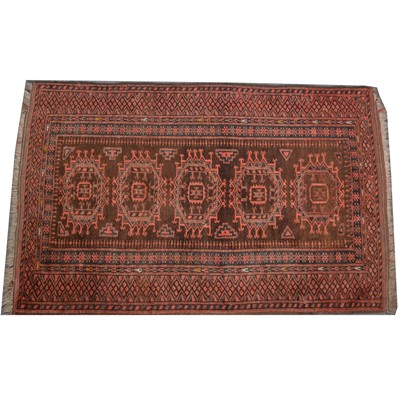 Lot 604 - Afghan rug.