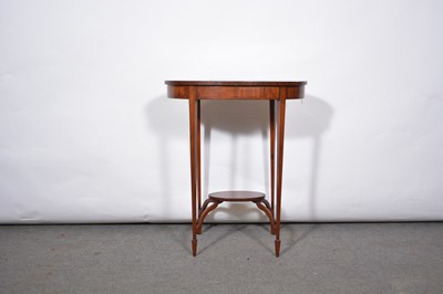 Lot 464 - Edwardian satin wood occasional table