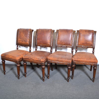 Lot 630 - Set of four dining chairs