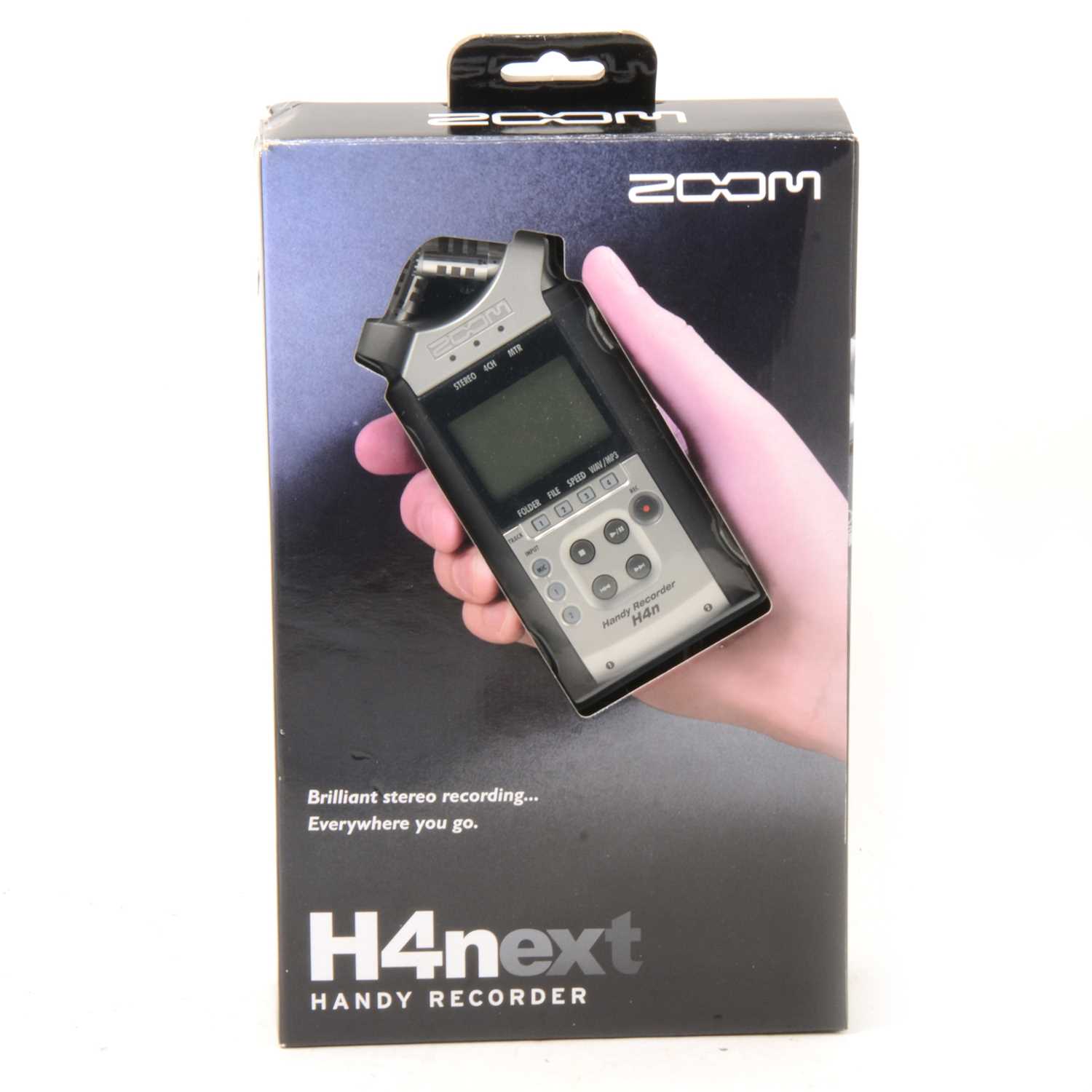 Lot 4 - Zoom H4next Handy recorder, boxed with all parts.