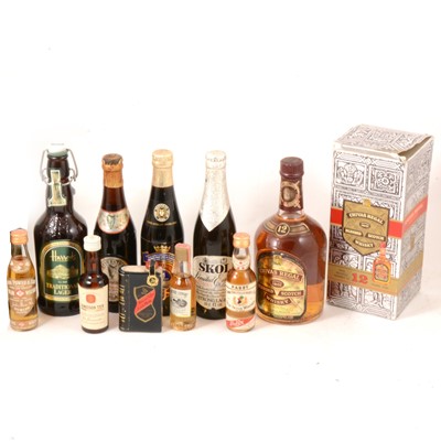 Lot 171 - Chivas Regal, 12 year old, and other whiskies and ales.