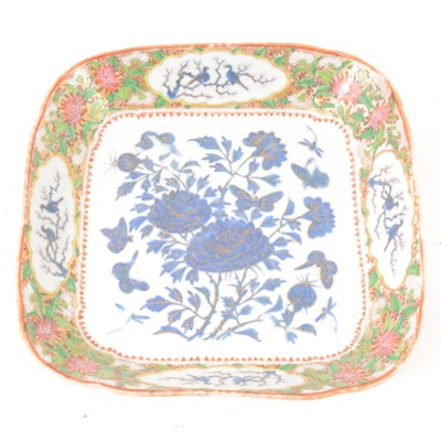 Lot 117 - Quantity of Cantonese famille rose tea and tableware.