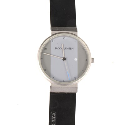 Lot 396 - Jacob Jensen - a two-tone dial wrist watch.