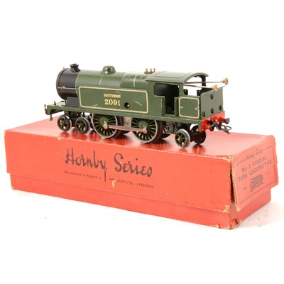 Lot 100 - Hornby O gauge no.2 Special tank locomotive, Southern 2091