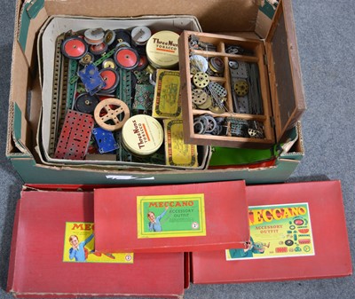 Lot 108 - Meccano, a collection of mostly 1950s/1960s