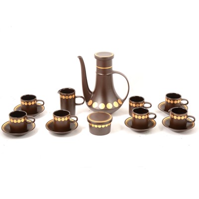 Lot 76 - Purbeck Pottery coffee set.