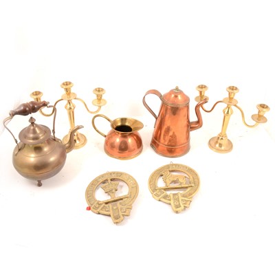 Lot 205 - Brass and Copper wares