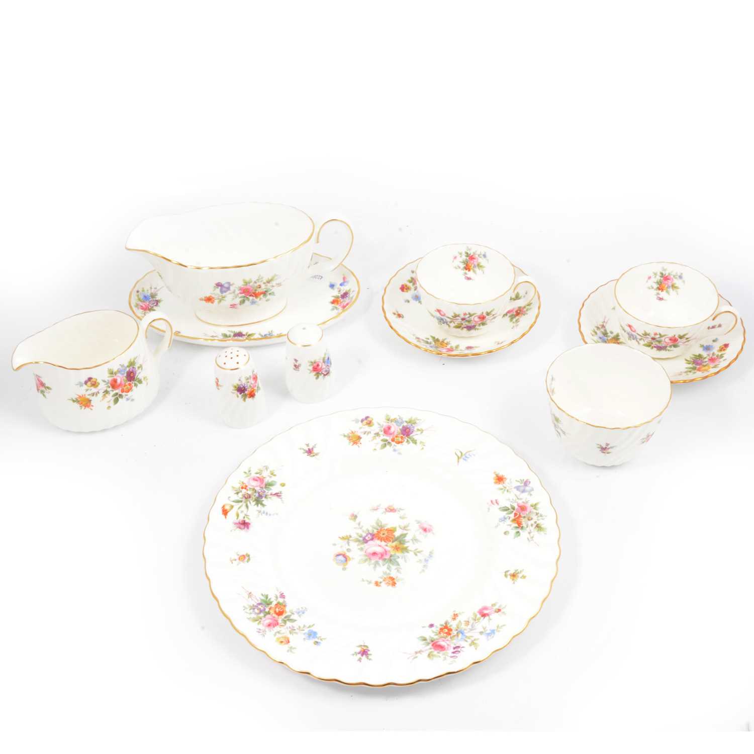 Lot 64 - Minton 'Marlow' pattern part dinner and tea service.