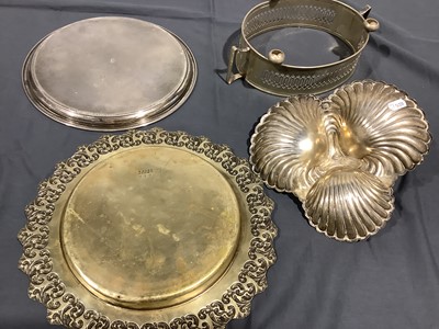 Lot 181 - Silver plated wares.
