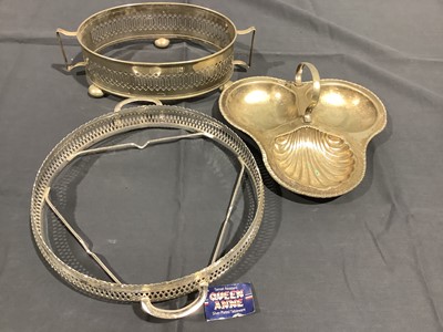 Lot 181 - Silver plated wares.