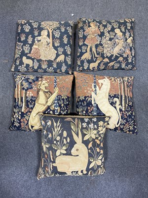 Lot 501 - Quantity of tapestry and other cushions.