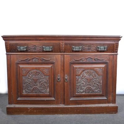 Lot 545 - Victorian walnut sideboard