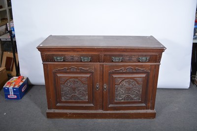 Lot 545 - Victorian walnut sideboard