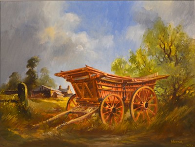 Lot 346 - David Weston, Hay Wagon.