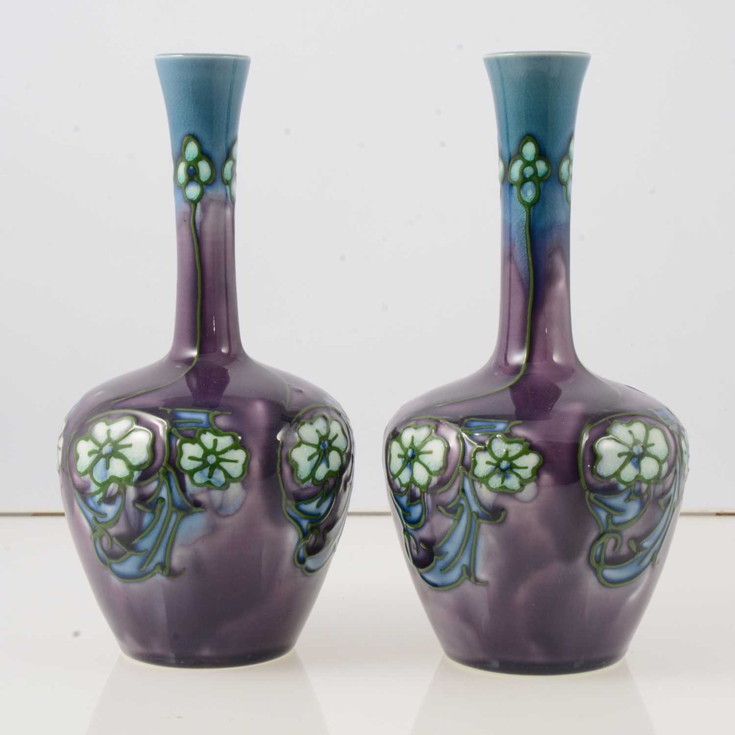 Lot 38 - Pair of Minton Secessionist ware vases