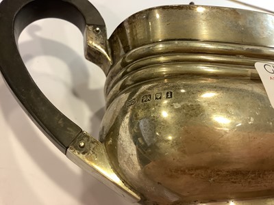 Lot 227 - Silver teapot