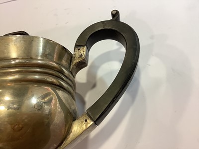 Lot 227 - Silver teapot