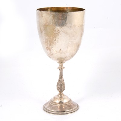 Lot 229 - Victorian silver goblet
