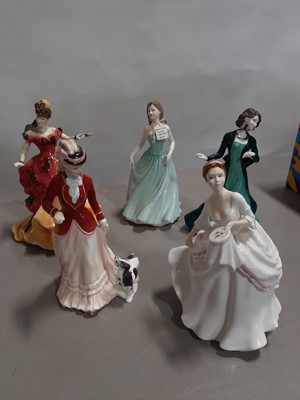 Lot 53 - Collection of twenty one Royal Doulton lady figures