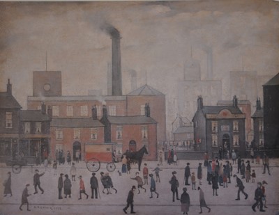 Lot 411 - Two Lowry prints - one limited edition