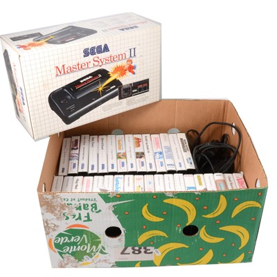 Lot 298 - Sega Master System II and games.